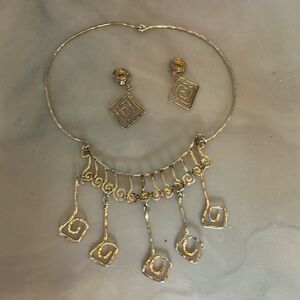 Vintage goddess necklace